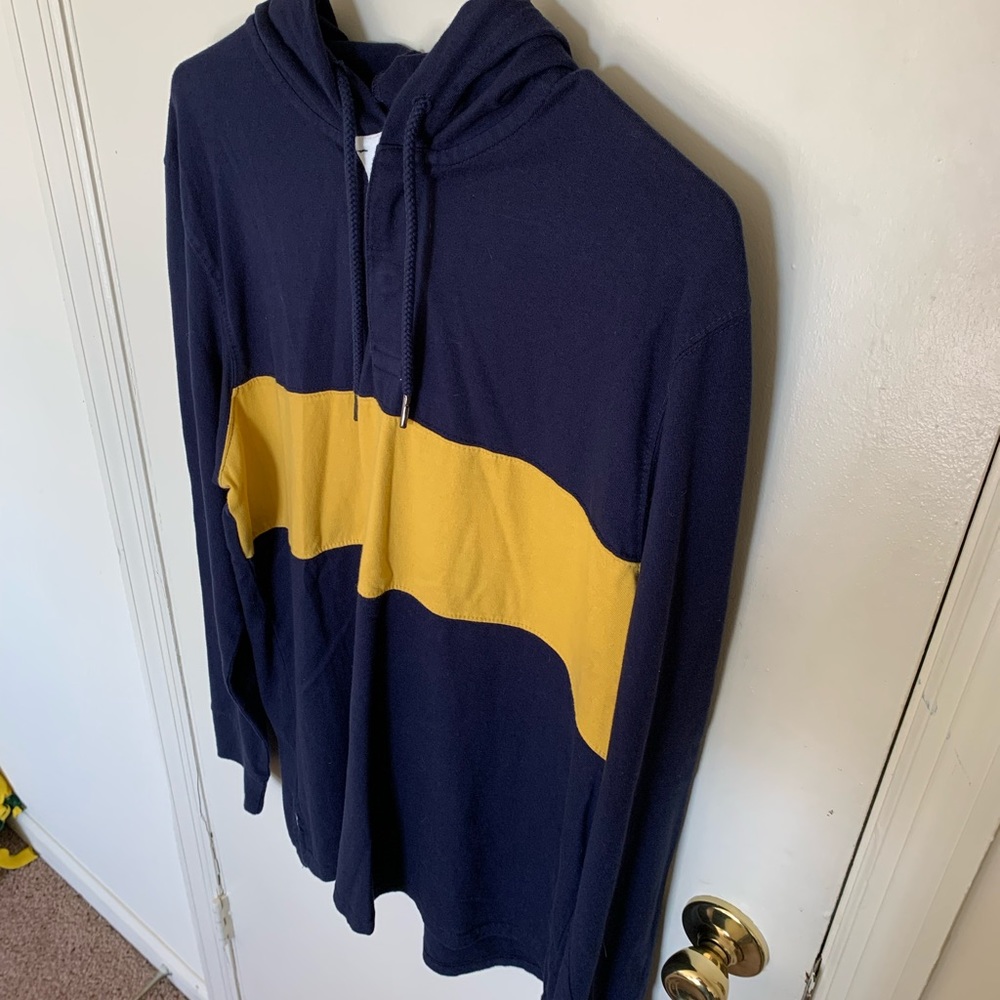 Men’s quarter-neck button up jacket